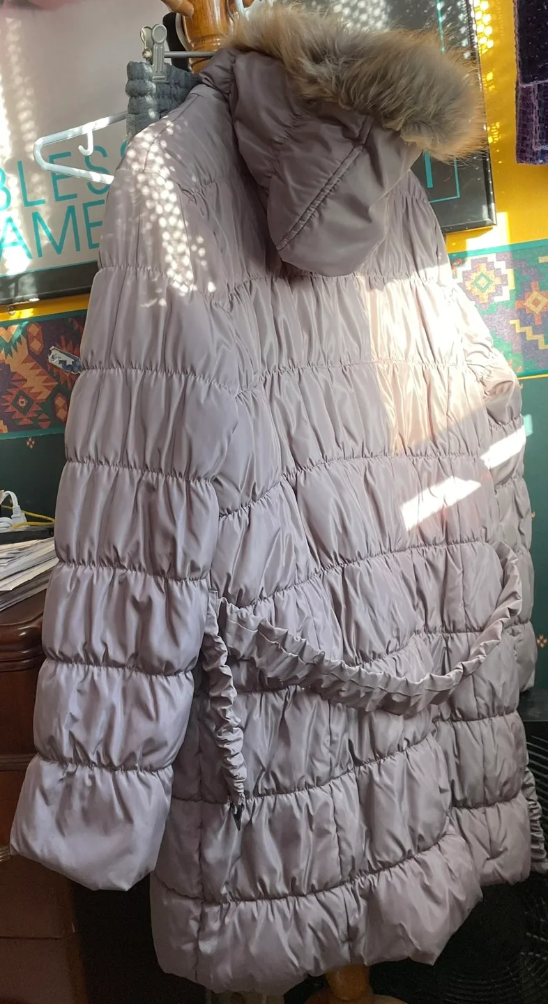 🧡Women's Faux Fur Trimmed Puffer Jacket image indicator(8)