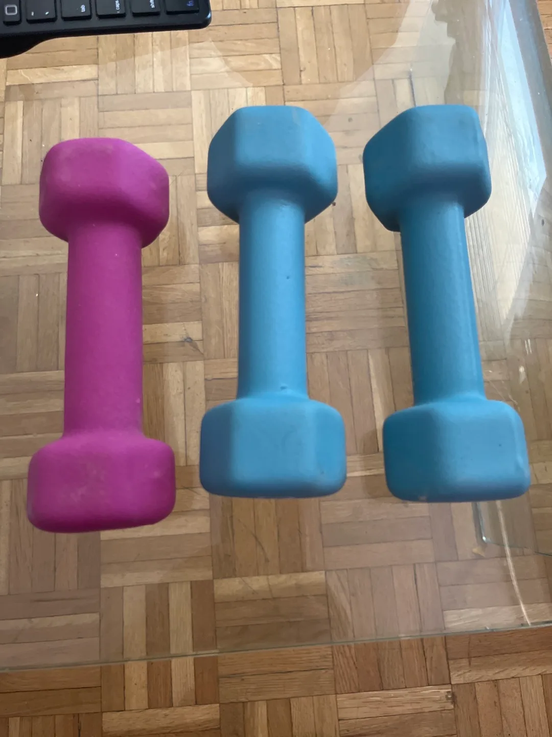 3lb Neoprene Dumbbells - Set of 3 image indicator(2)