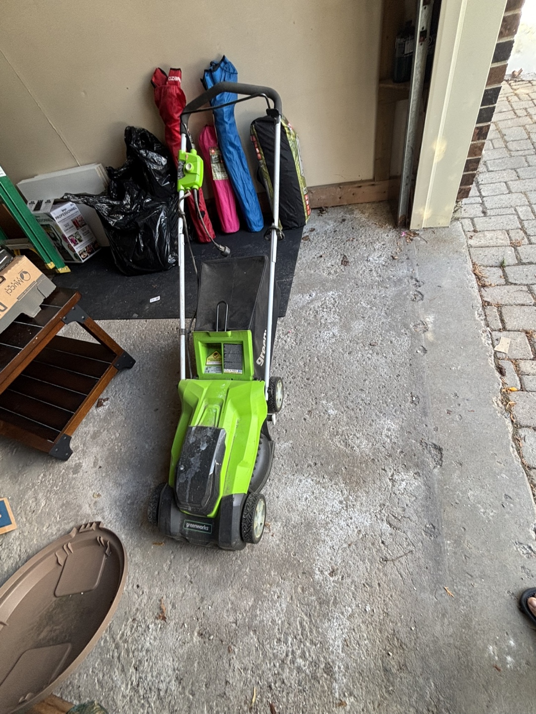 Greenworks - Corded Lawn Mower - photo 2