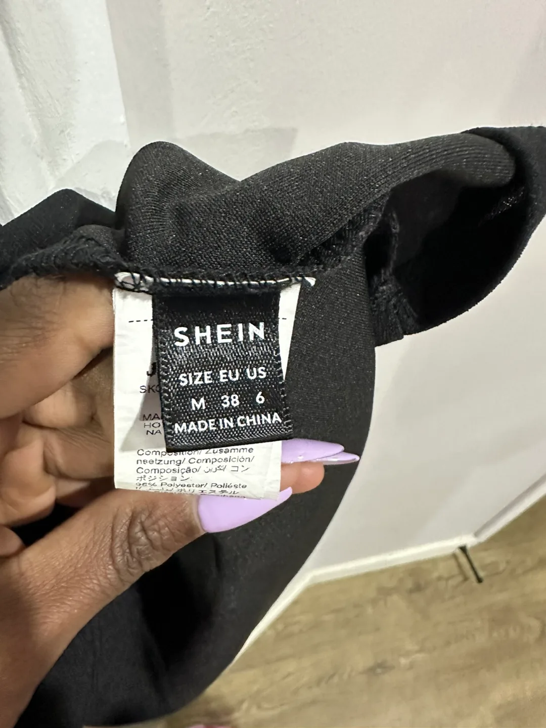 SHEIN Black Corset Dress Size M image indicator(2)