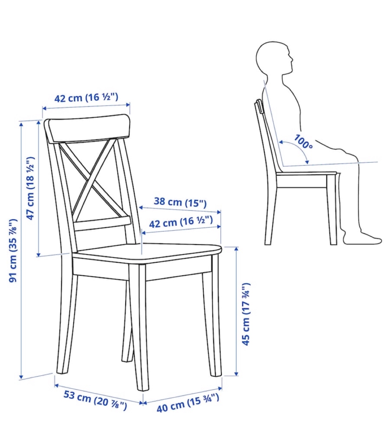 IKEA Ingatorp Dining Table and Chairs Set - photo 4