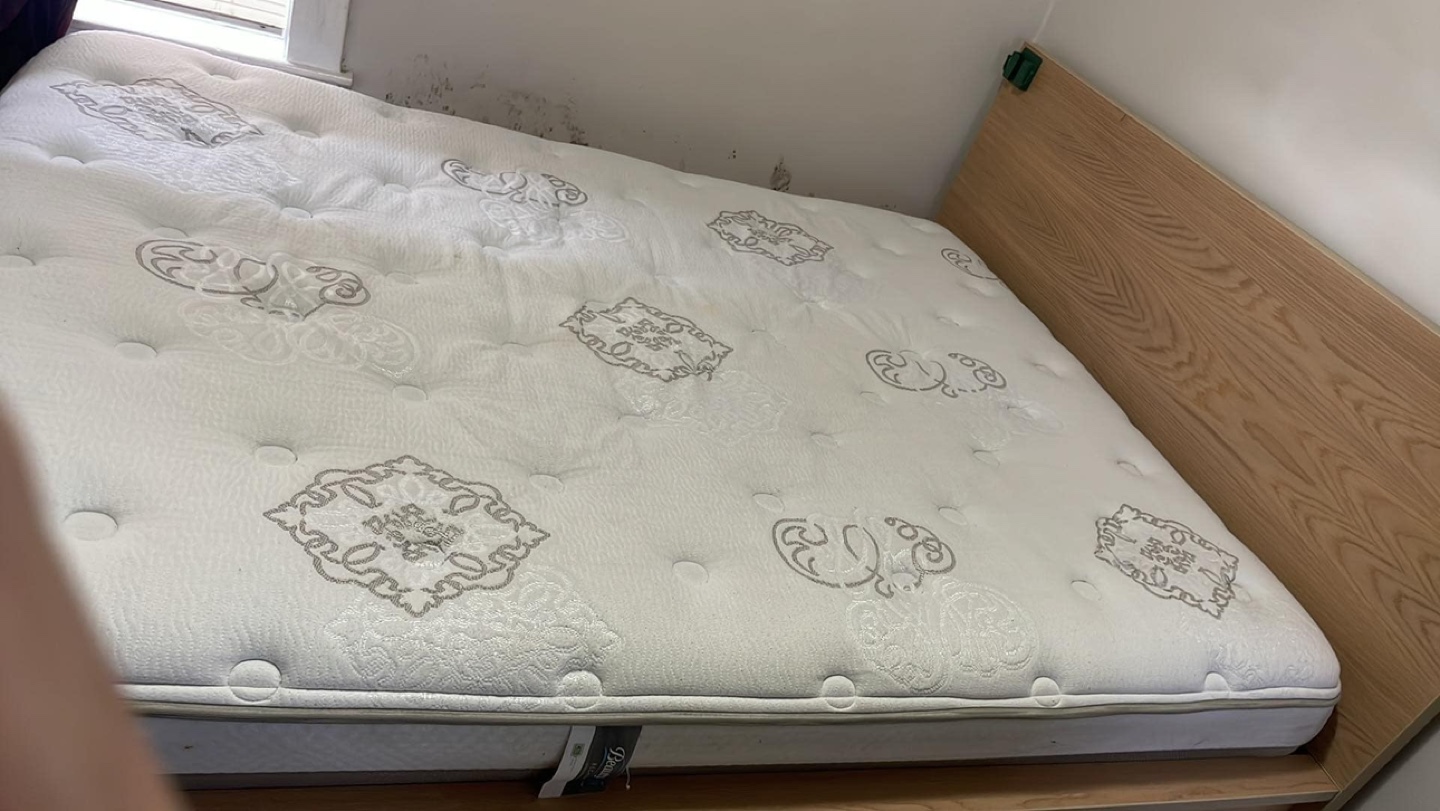 Queen Mattress and Platform Bed Frame - photo 2
