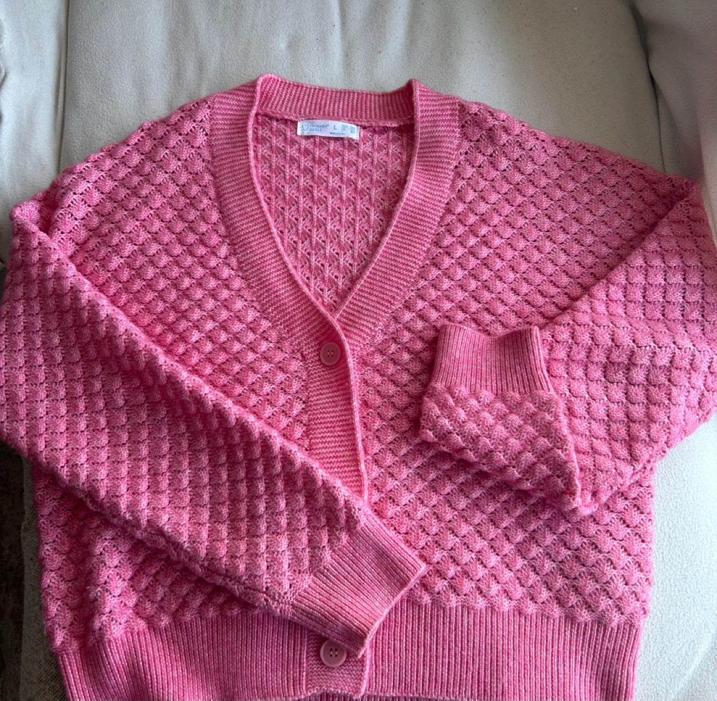 Pink Knitted Cardigan thumbnail