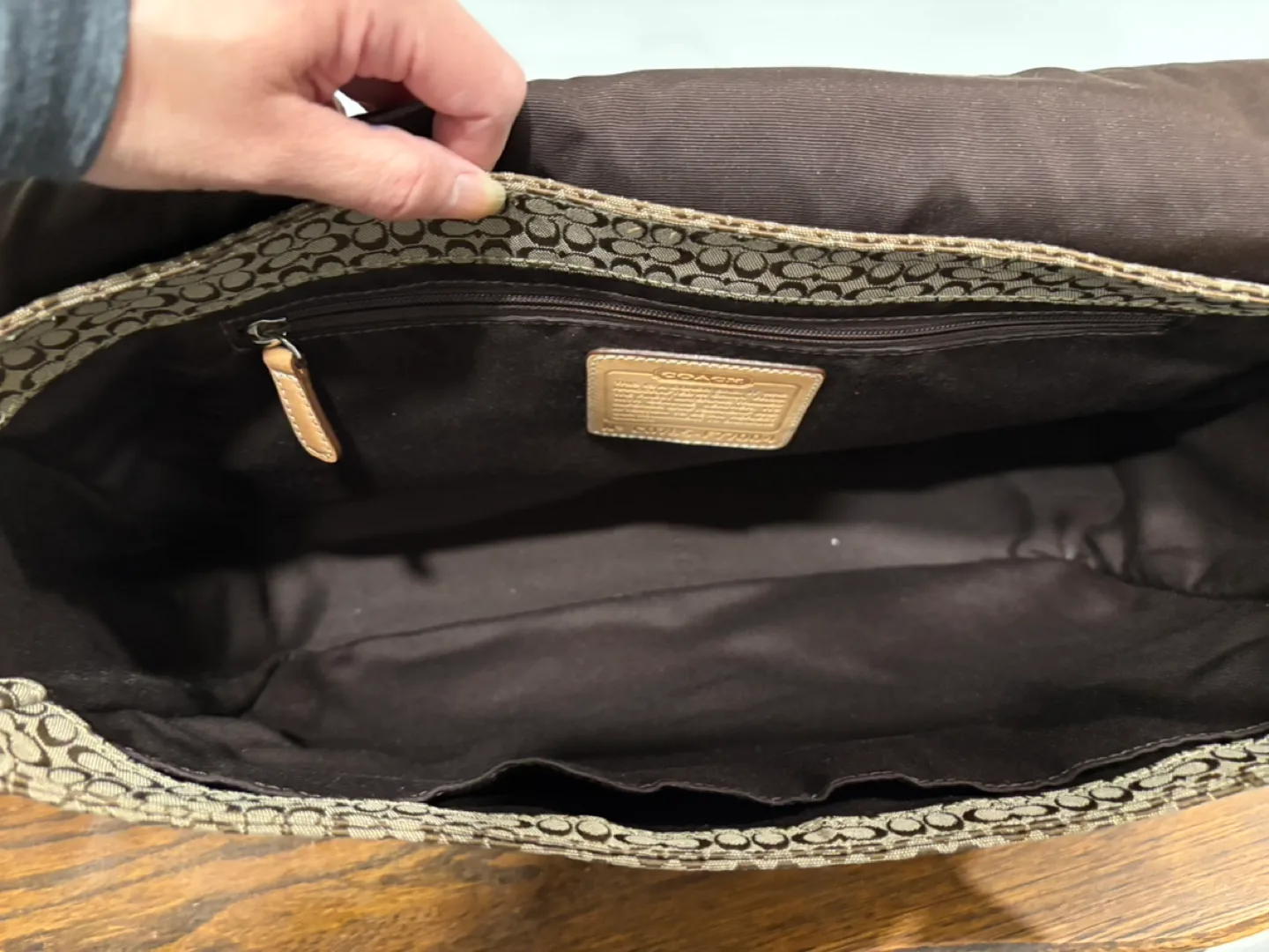 Coach Messenger Bag - Brown Signature Canvas image indicator(3)