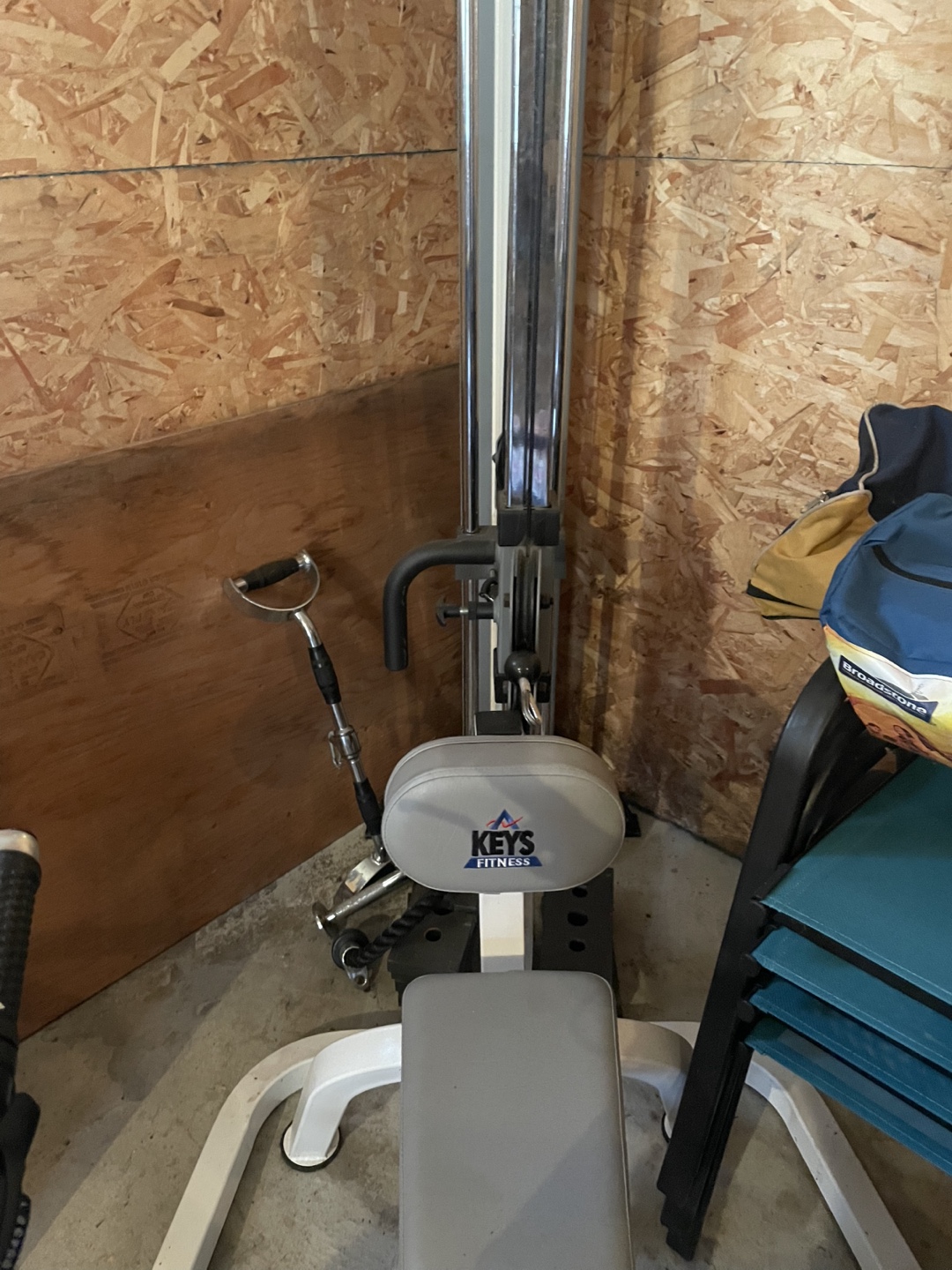 Keys Fitness Pulldown Weight Machine