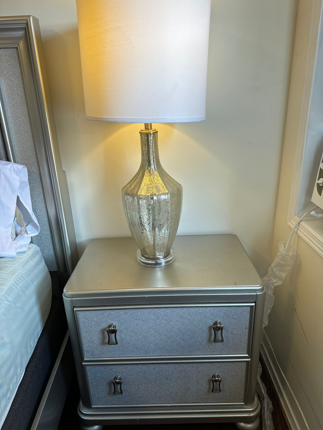 Night Stands- Silver Set