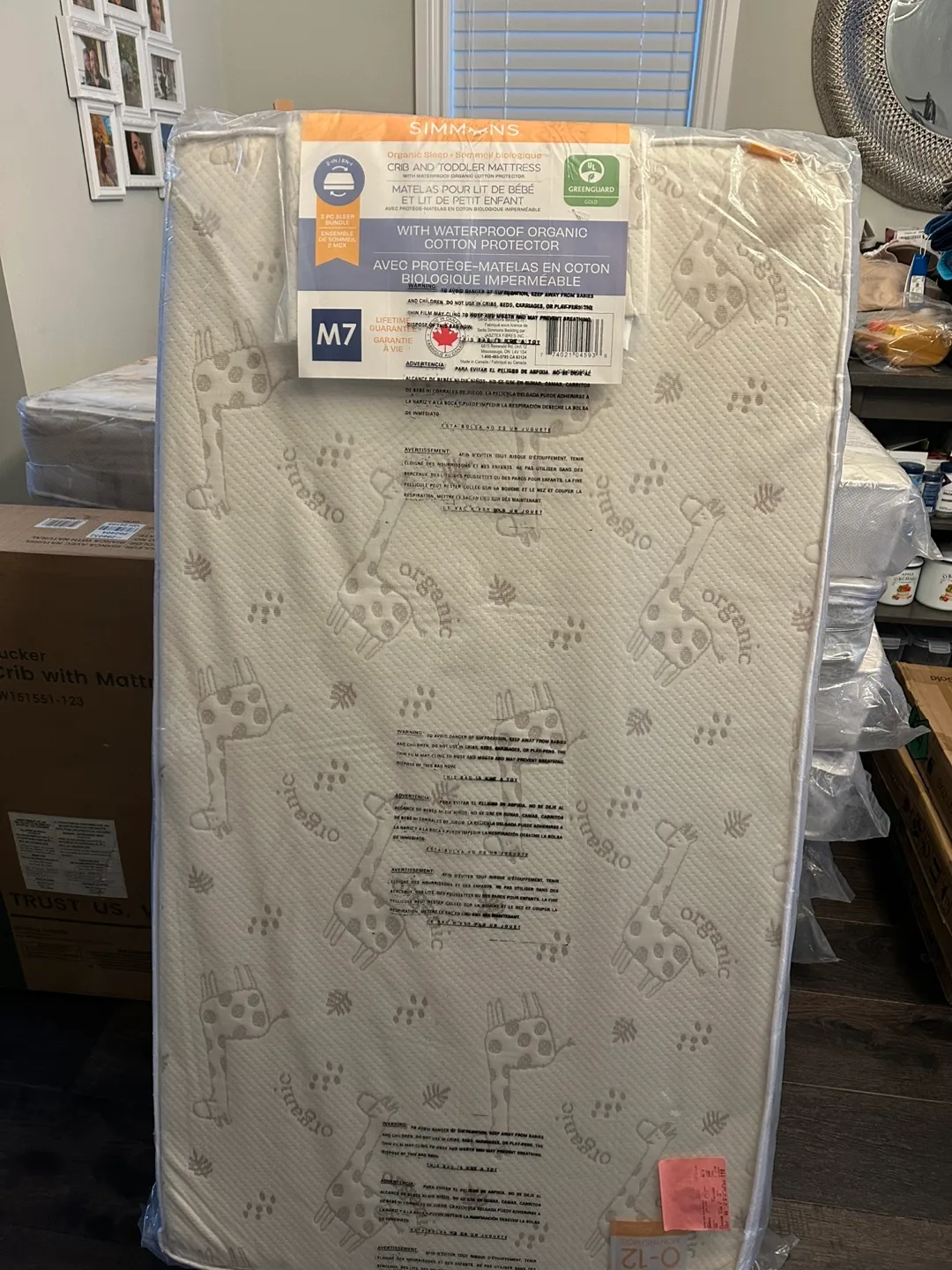 Simmons Kids Organic Crib and Toddler Mattress Protector image indicator(2)