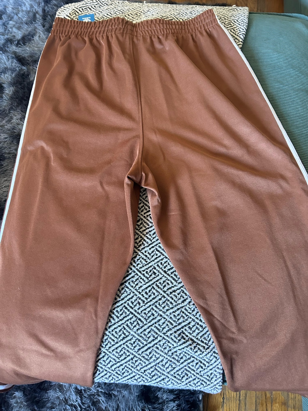 Adidas Brown Track Pants - Size Large - photo 3