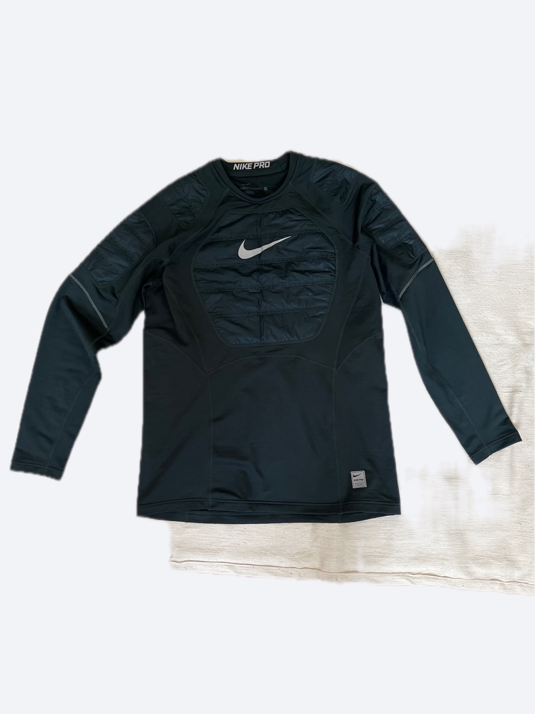 Nike Pro Combat Hyperwarm Mock Neck Long Sleeve Shirt