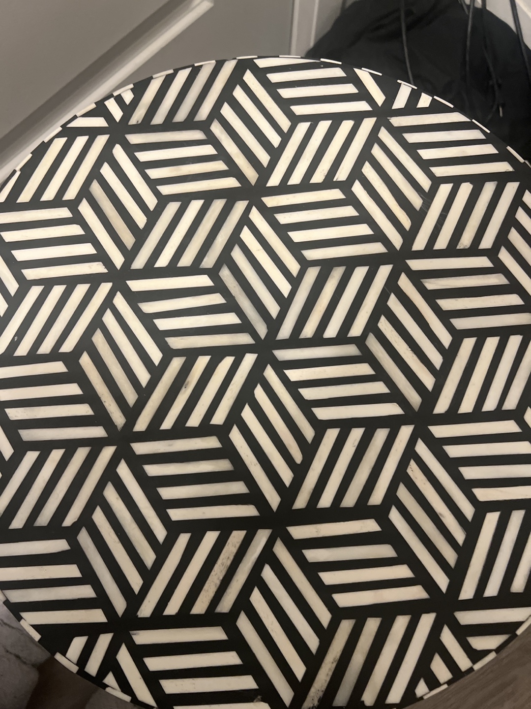 Unique Structube Bone Inlay Side Table - photo 2