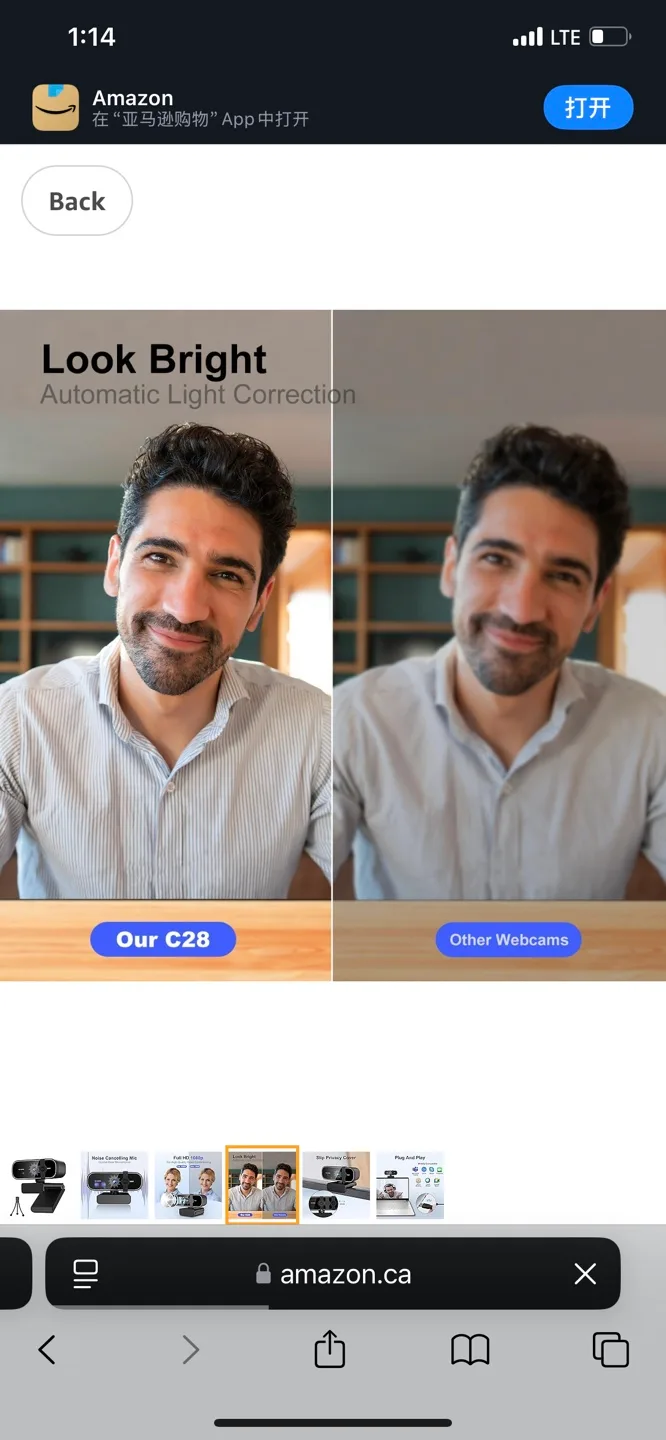 1080p Webcam with Privacy Cover and Tripod image indicator(4)