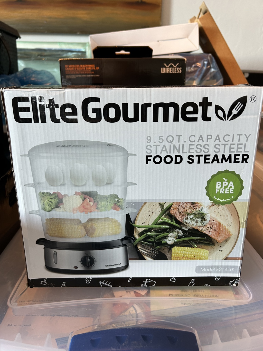 Elite Gourmet Maxi-Matic Electric Food Vegetable Steamer