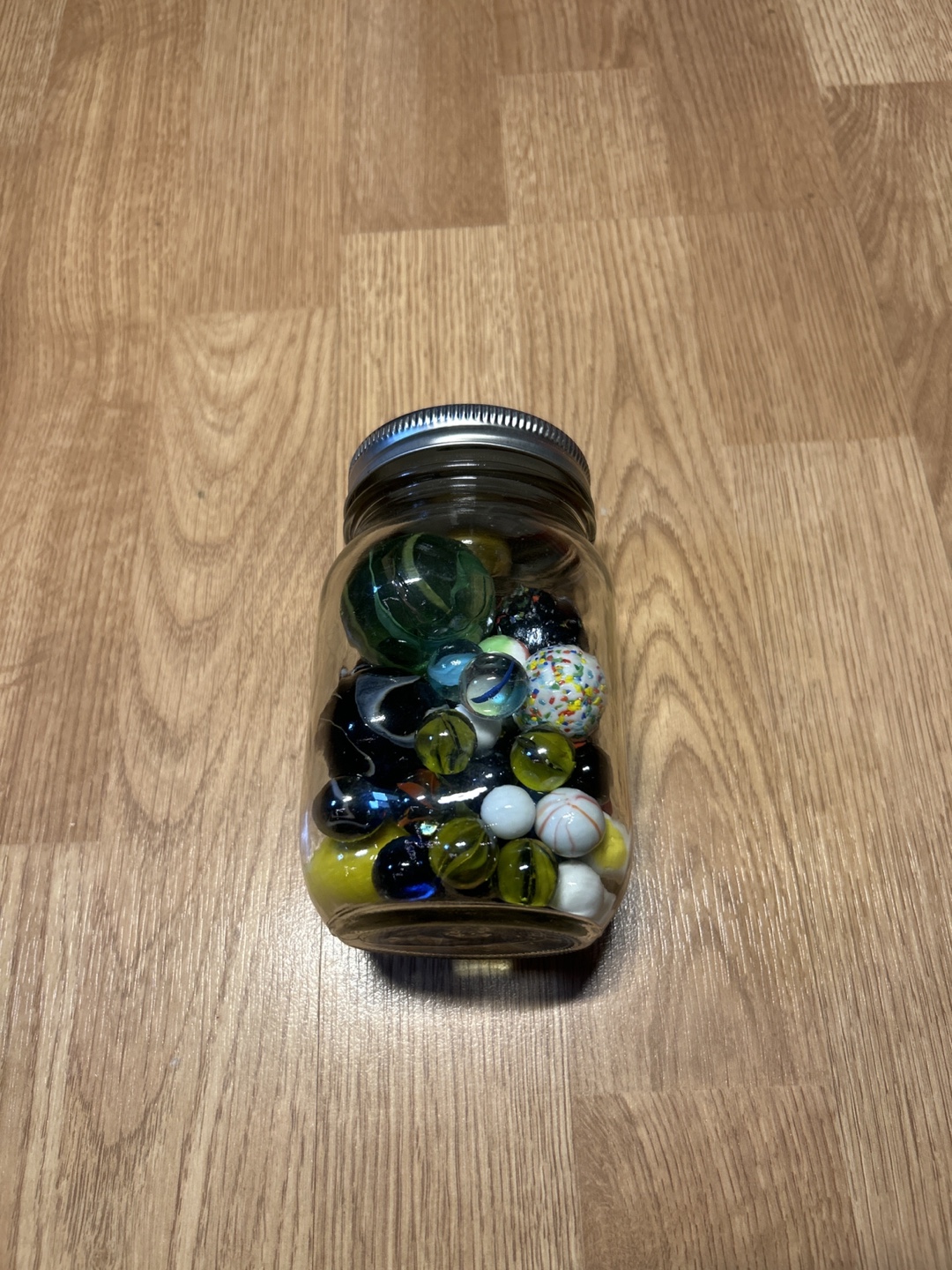Mason Jar of Marbles 🧡 - photo 2