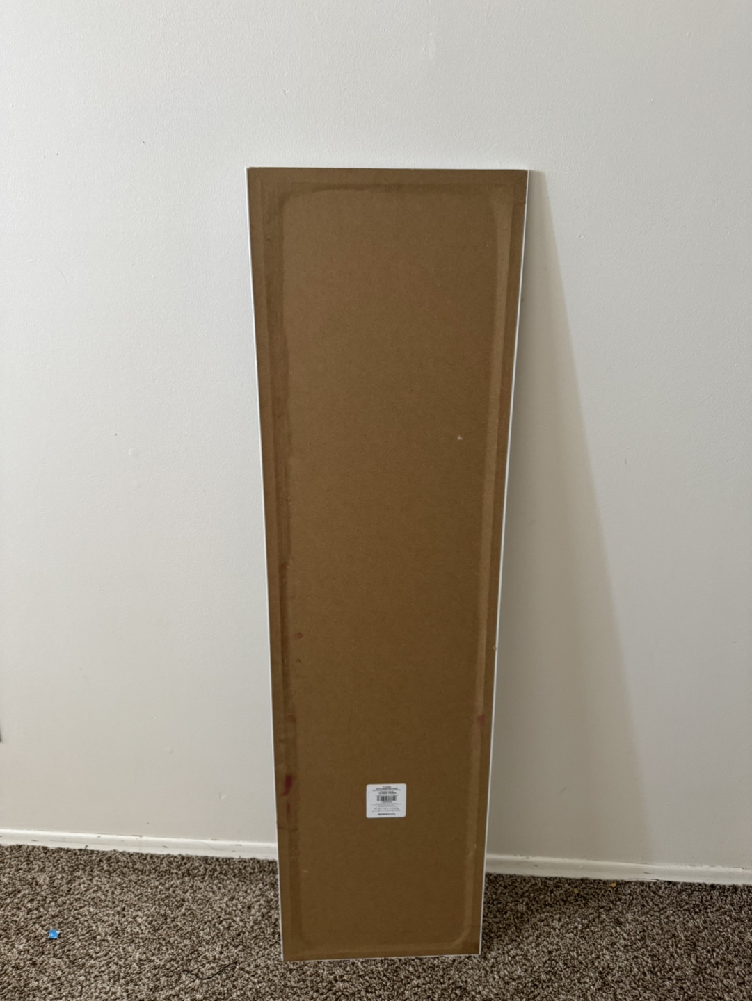 Full Length White Framed Mirror