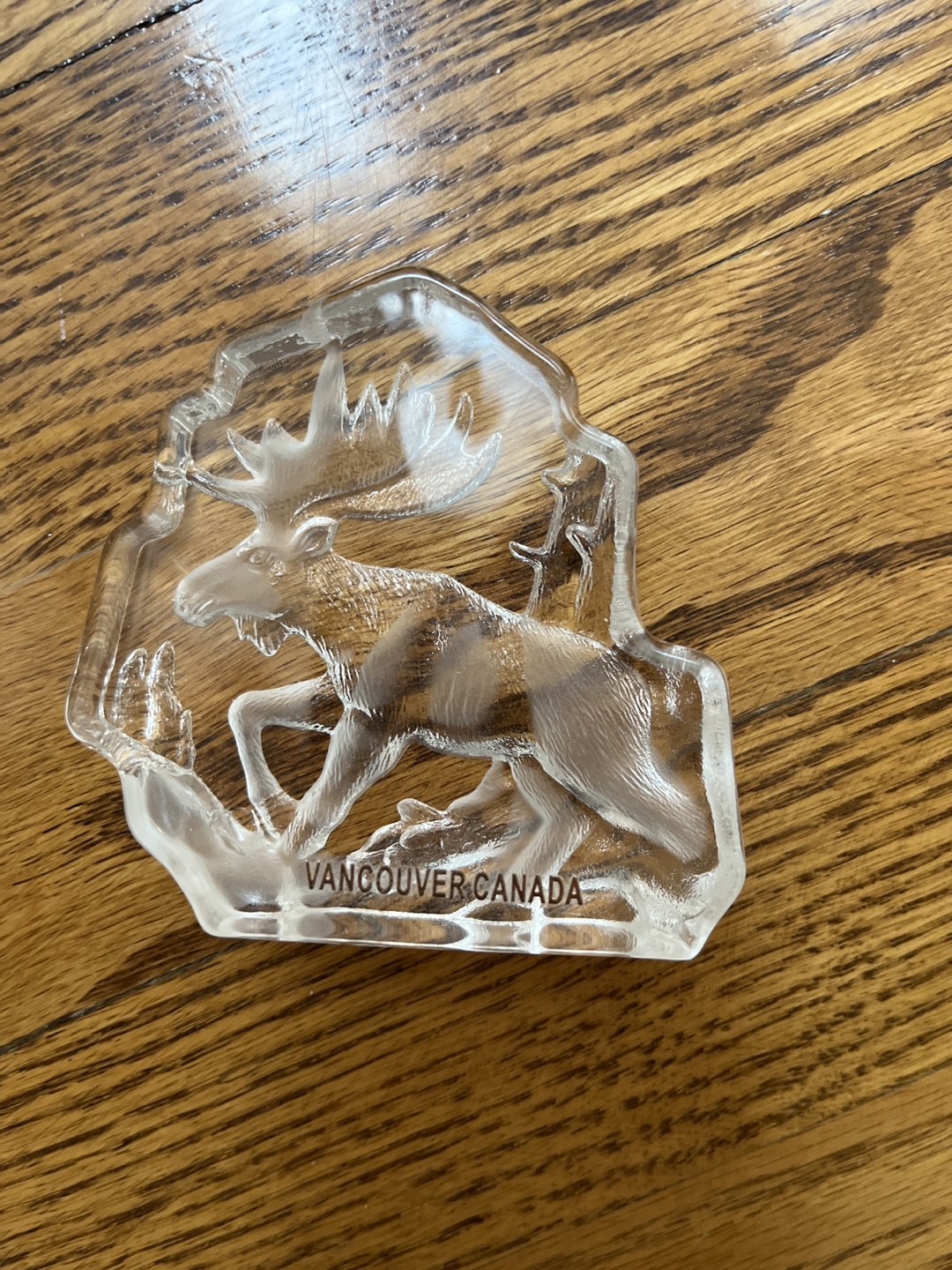 Vancouver Canada Moose Paperweight