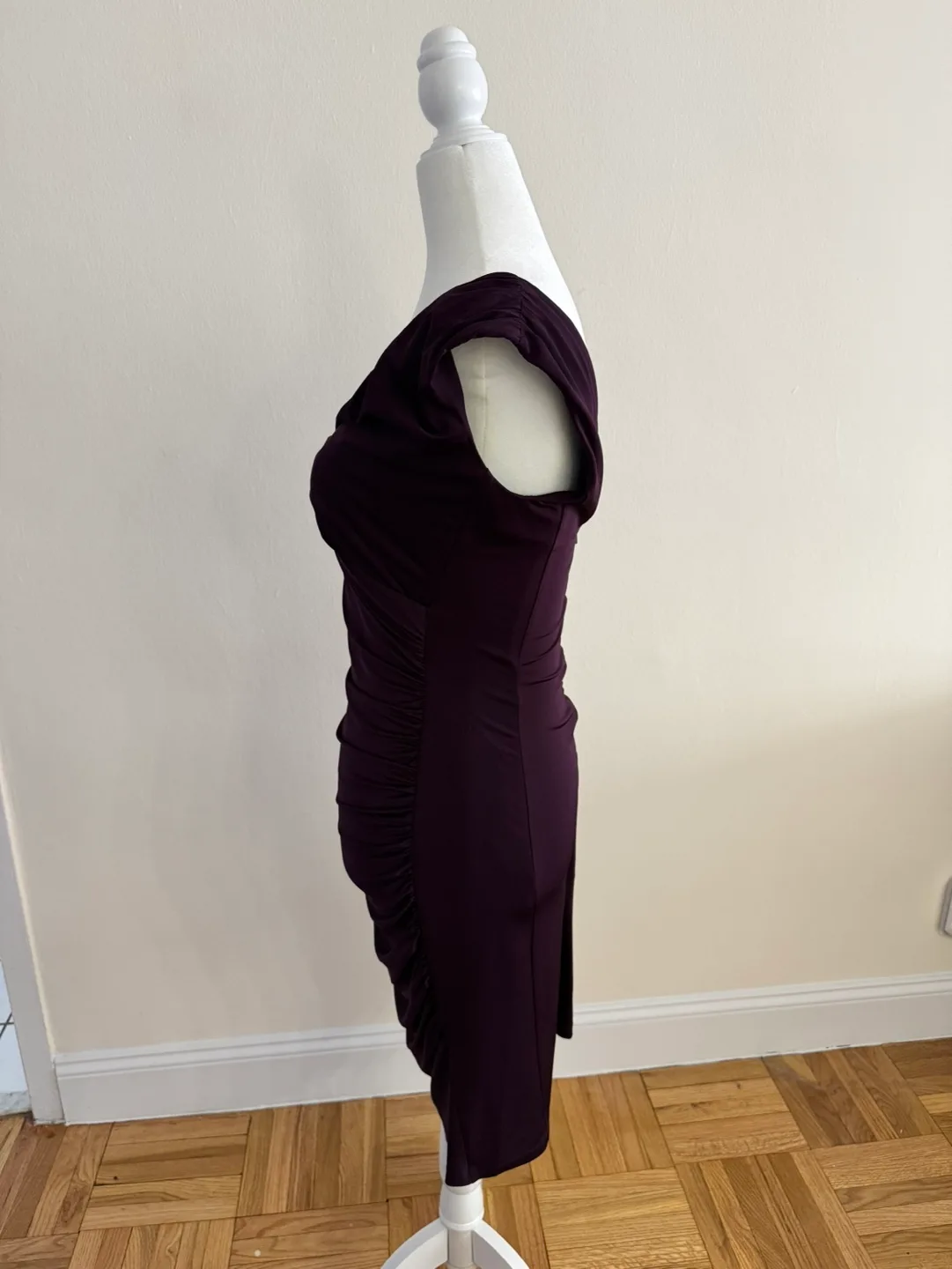 Marc New York Purple V Neck Dress | Size 2 image indicator(4)