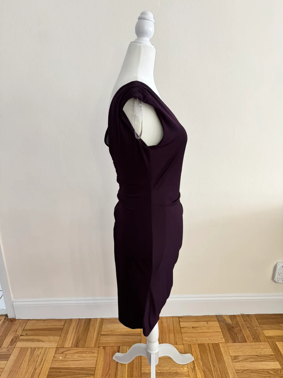 Marc New York Purple V Neck Dress | Size 2 image indicator(3)