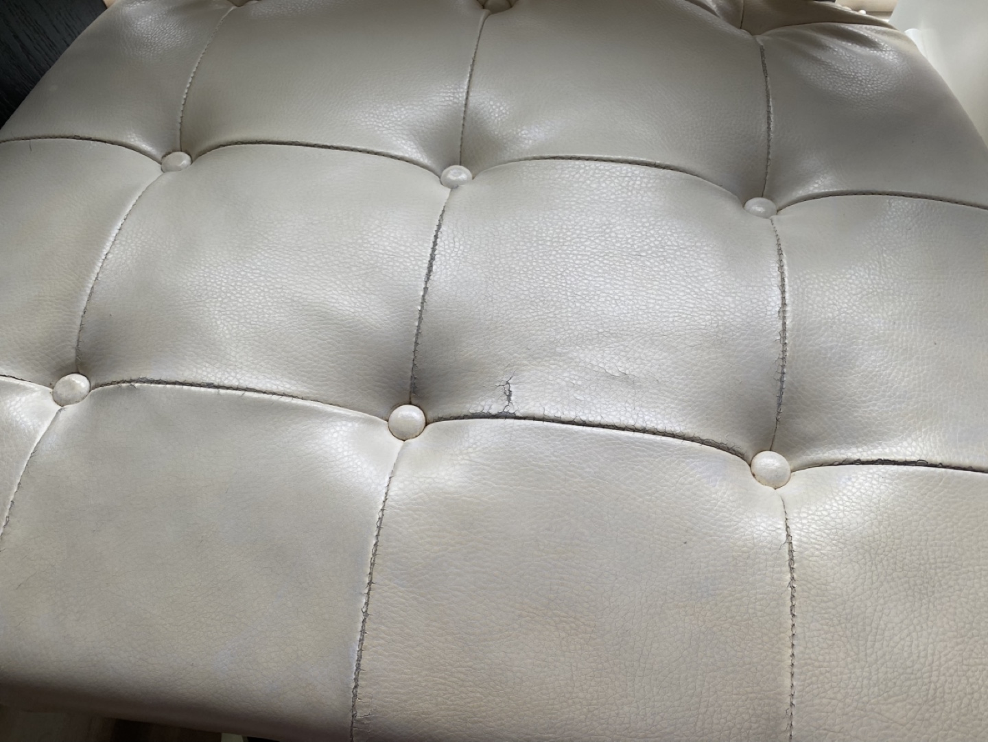 Off-white Vanity Chair - photo 2
