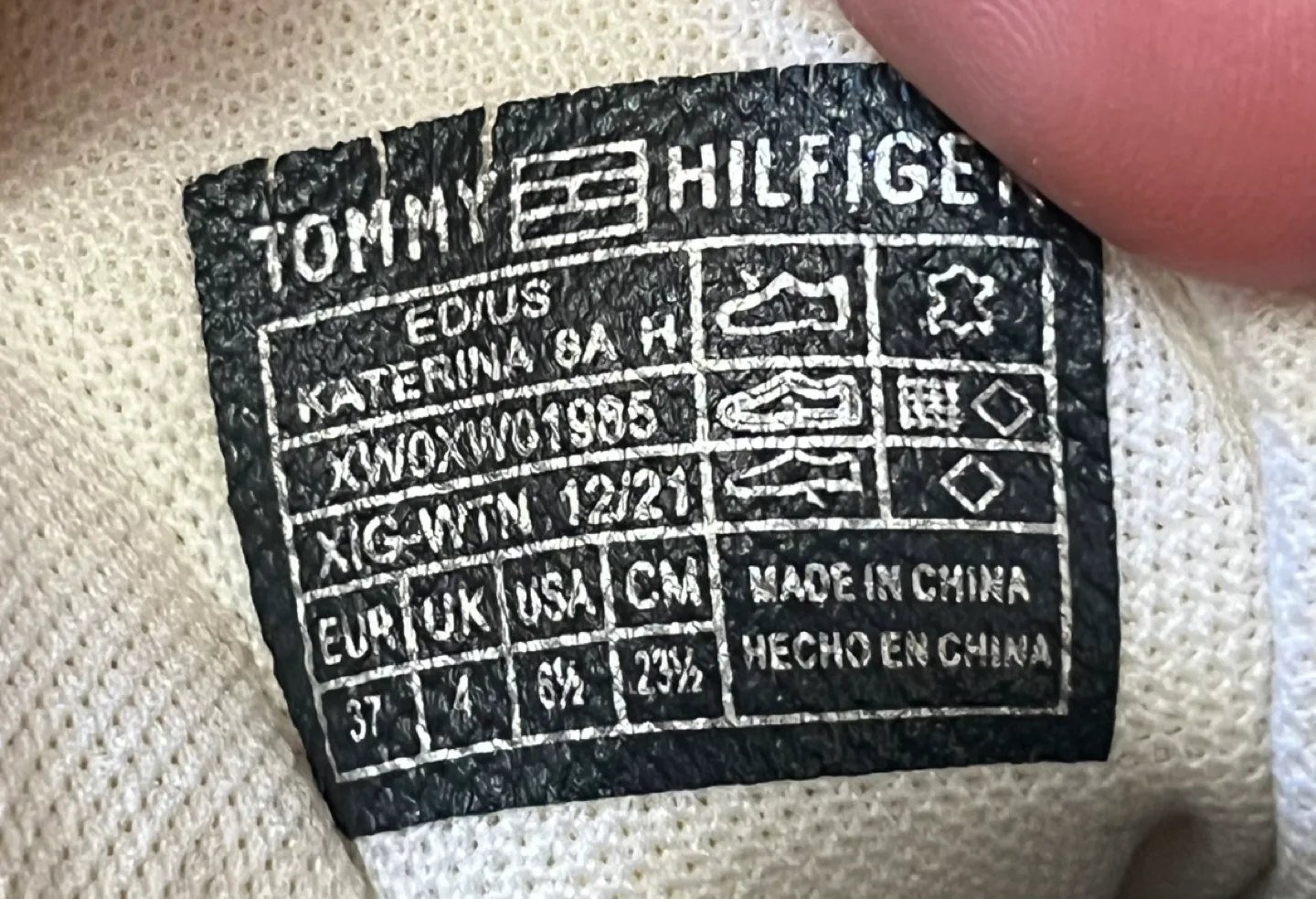 Tommy Hilfiger White Leather Sneakers image indicator(6)