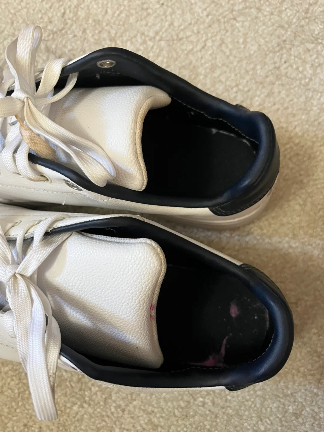 Tommy Hilfiger White Leather Sneakers image indicator(5)