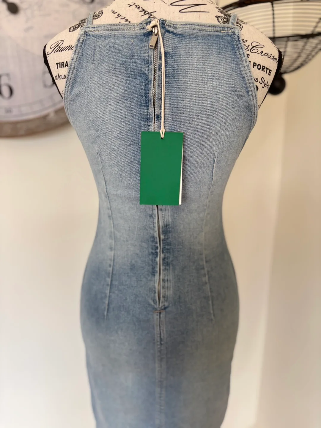 Brand new with tags Anthropologie Esme Denim Apron Dress image indicator(5)