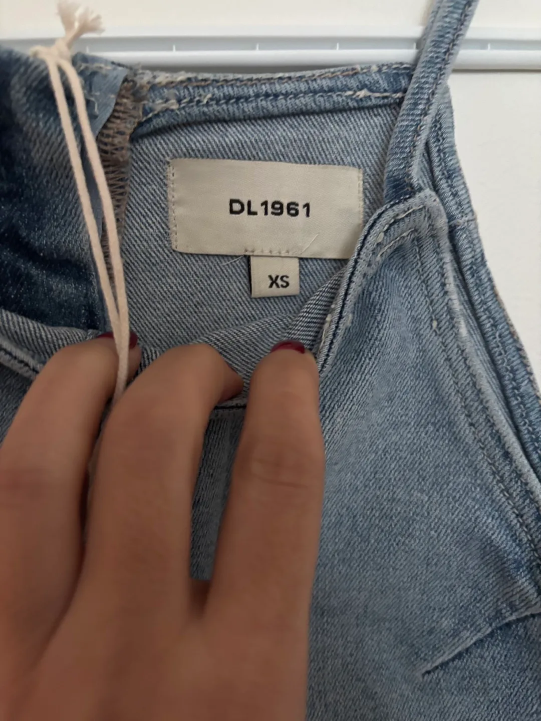 Brand new with tags Anthropologie Esme Denim Apron Dress image indicator(9)