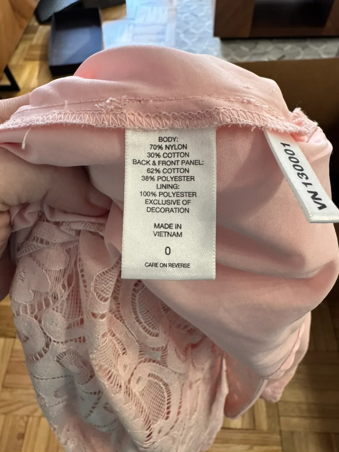 New York & Company Pink Lace Dress | Size 0 image indicator(8)