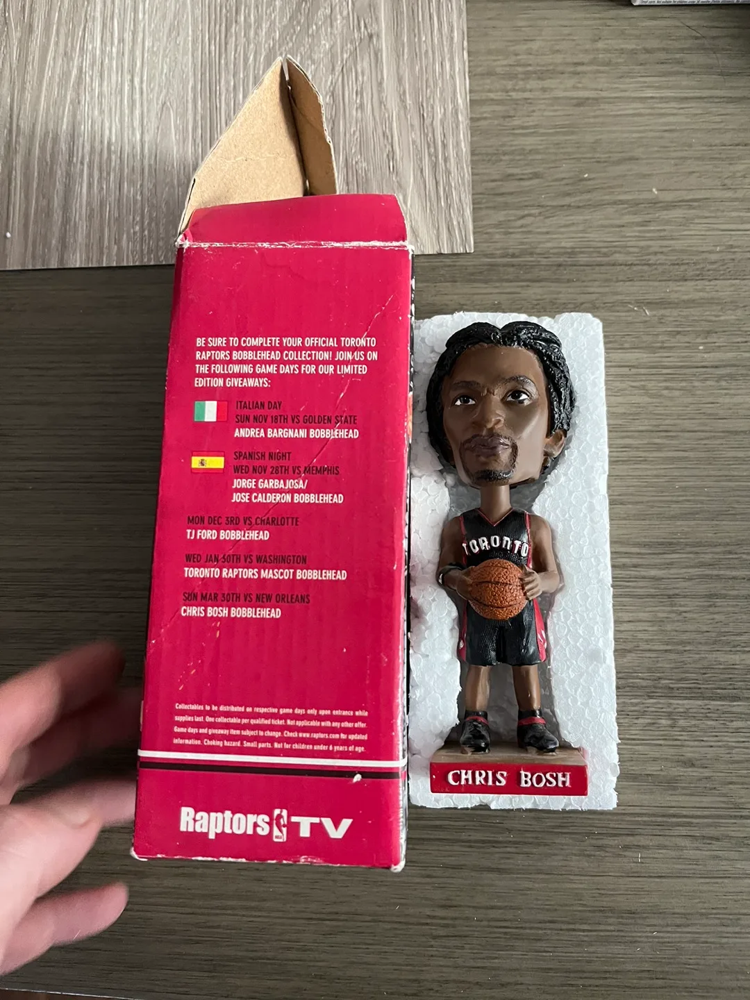 Toronto Raptors Chris Bosh Bobblehead 07 image indicator(4)