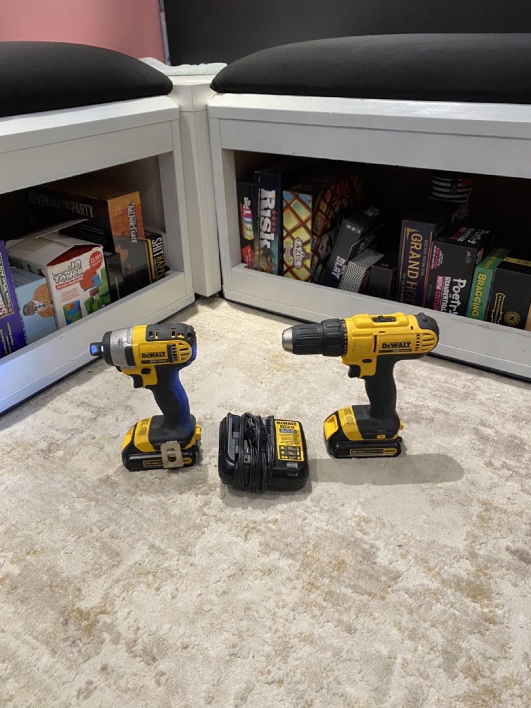 Dewalt 20V Max Cordless Drill and Impact Driver Set