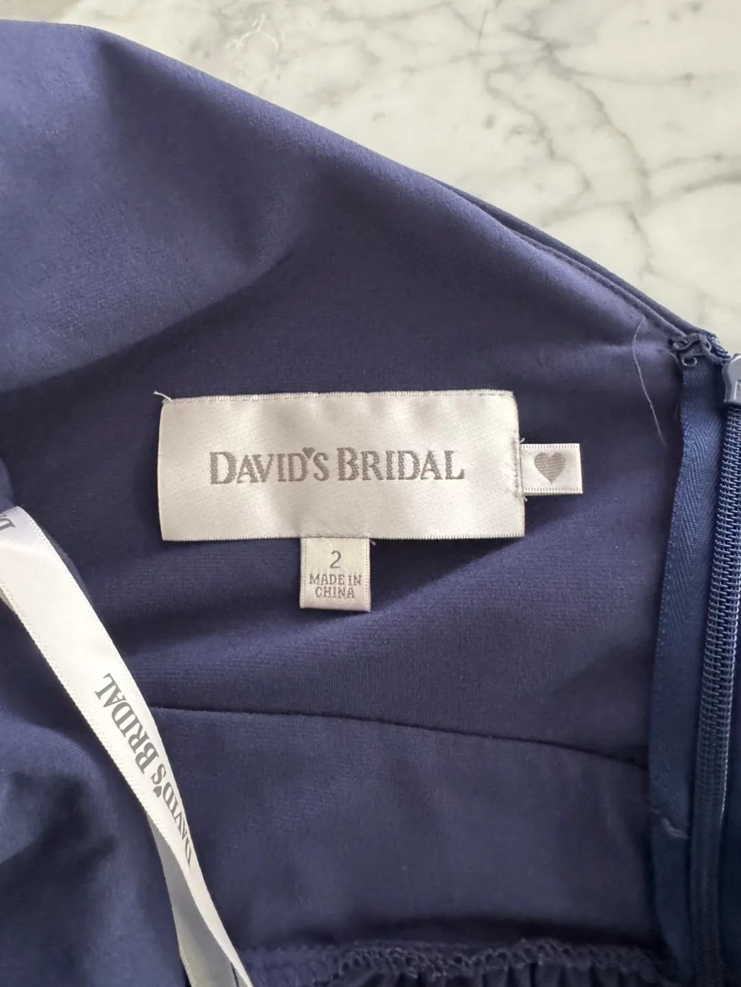 David's Bridal Sleeveless Dress | Size 2 image indicator(6)