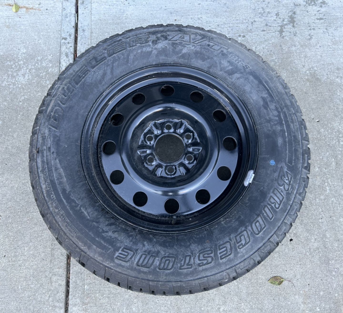 255/70R18 Bridgestone Tire on new Rim - Like new