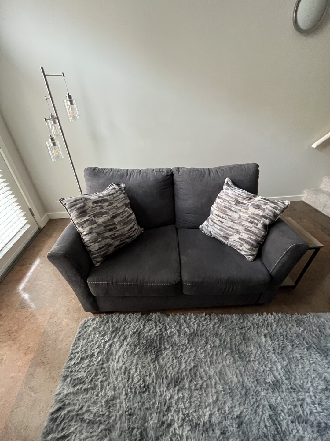 Dark Grey Sofa and Loveseat Set - photo 4