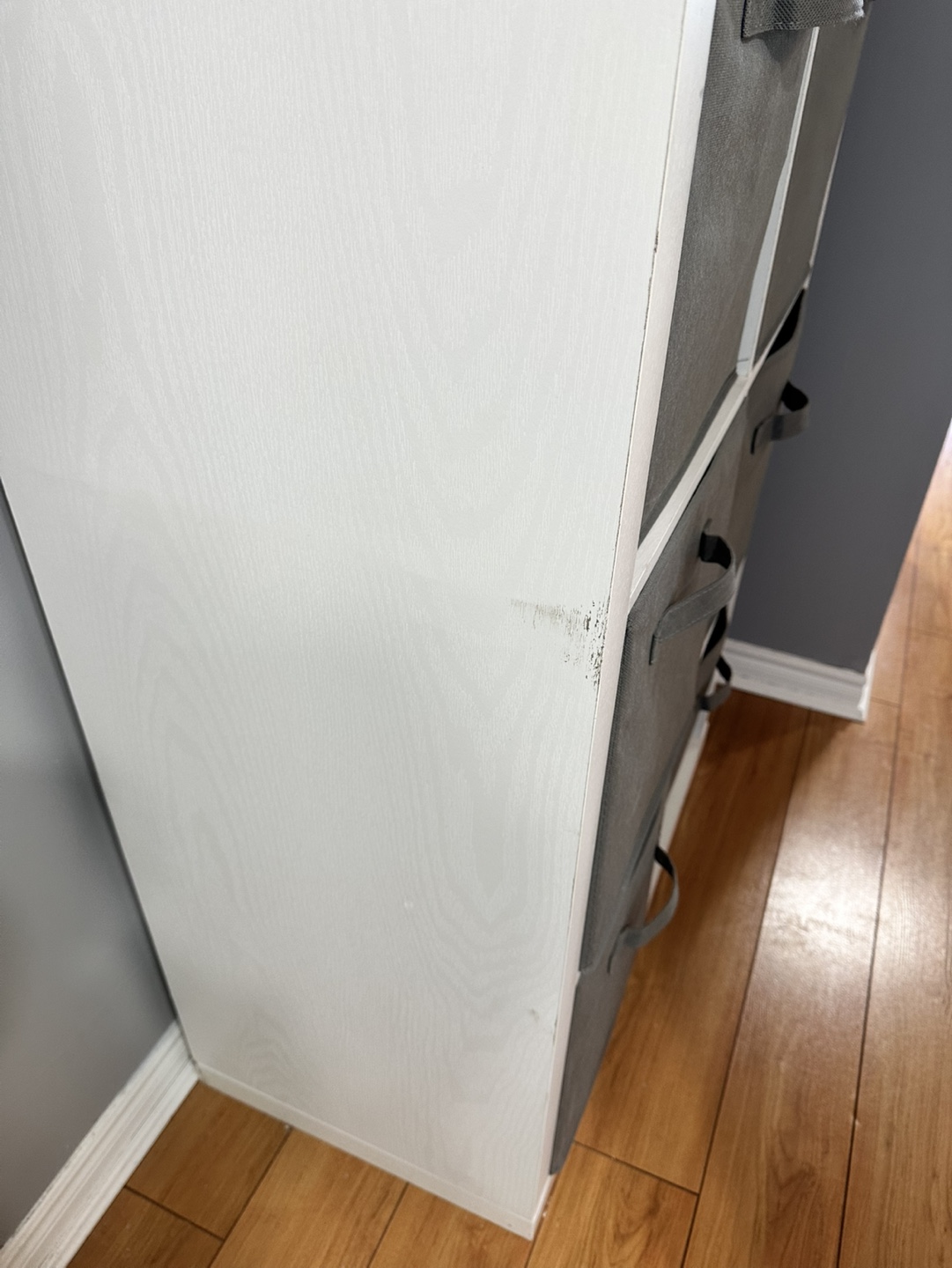 6 Cube Organizer with Grey Fabric Drawers - photo 5