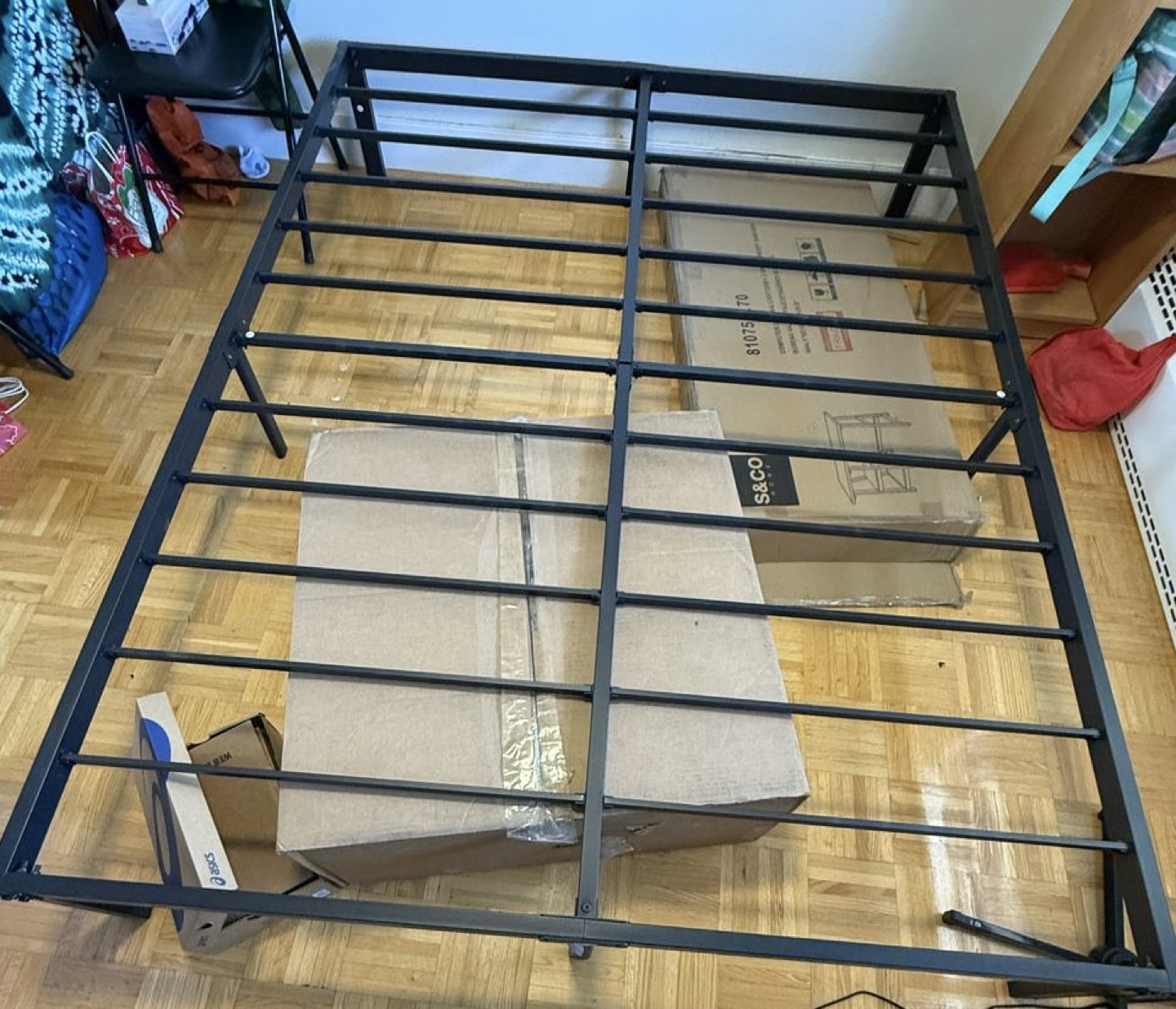 Queen metal Bed Frame, Heavy Duty, No Box Spring Needed - photo 5