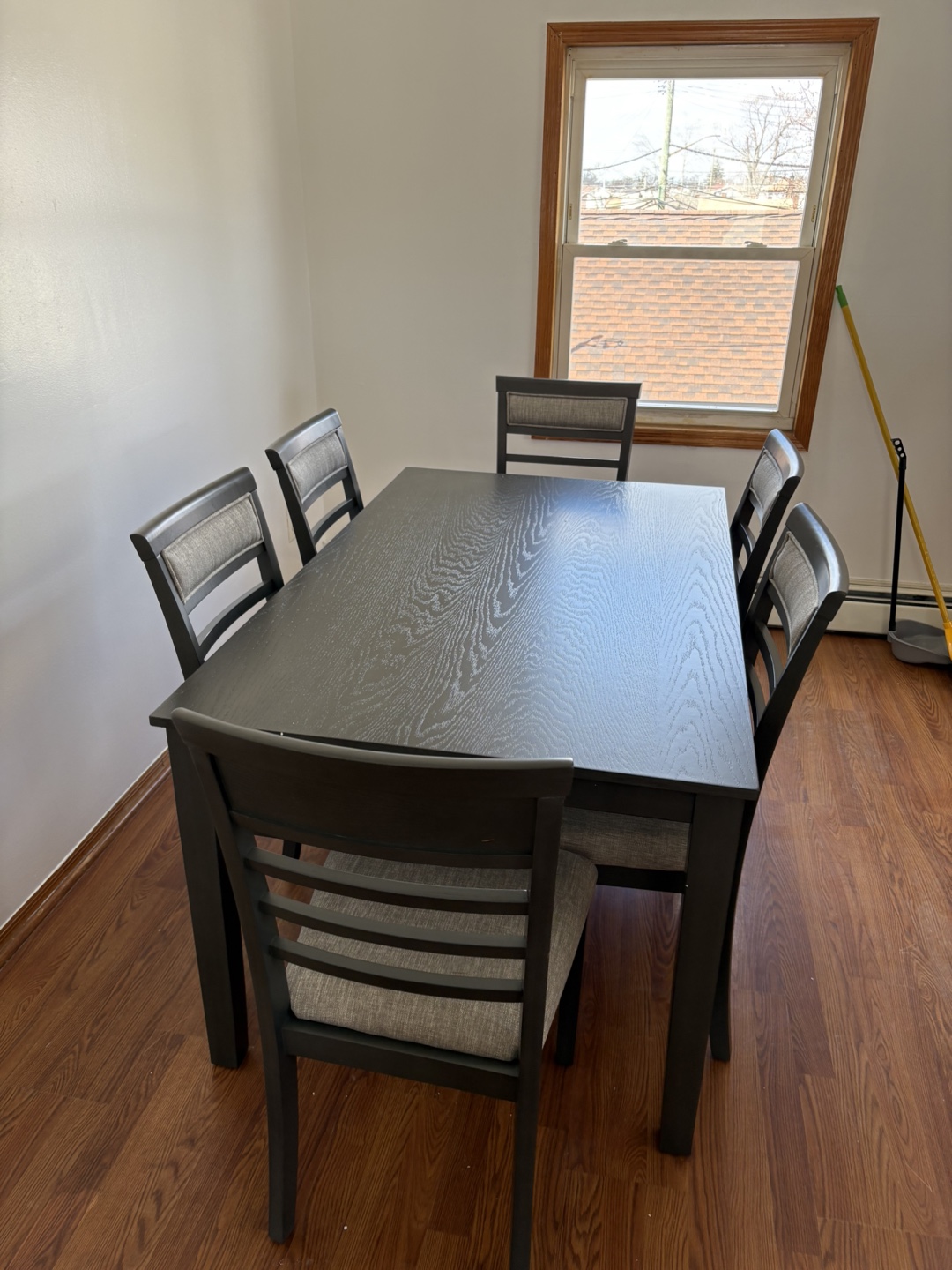 Dark Gray 6-Piece Dining Set - photo 2