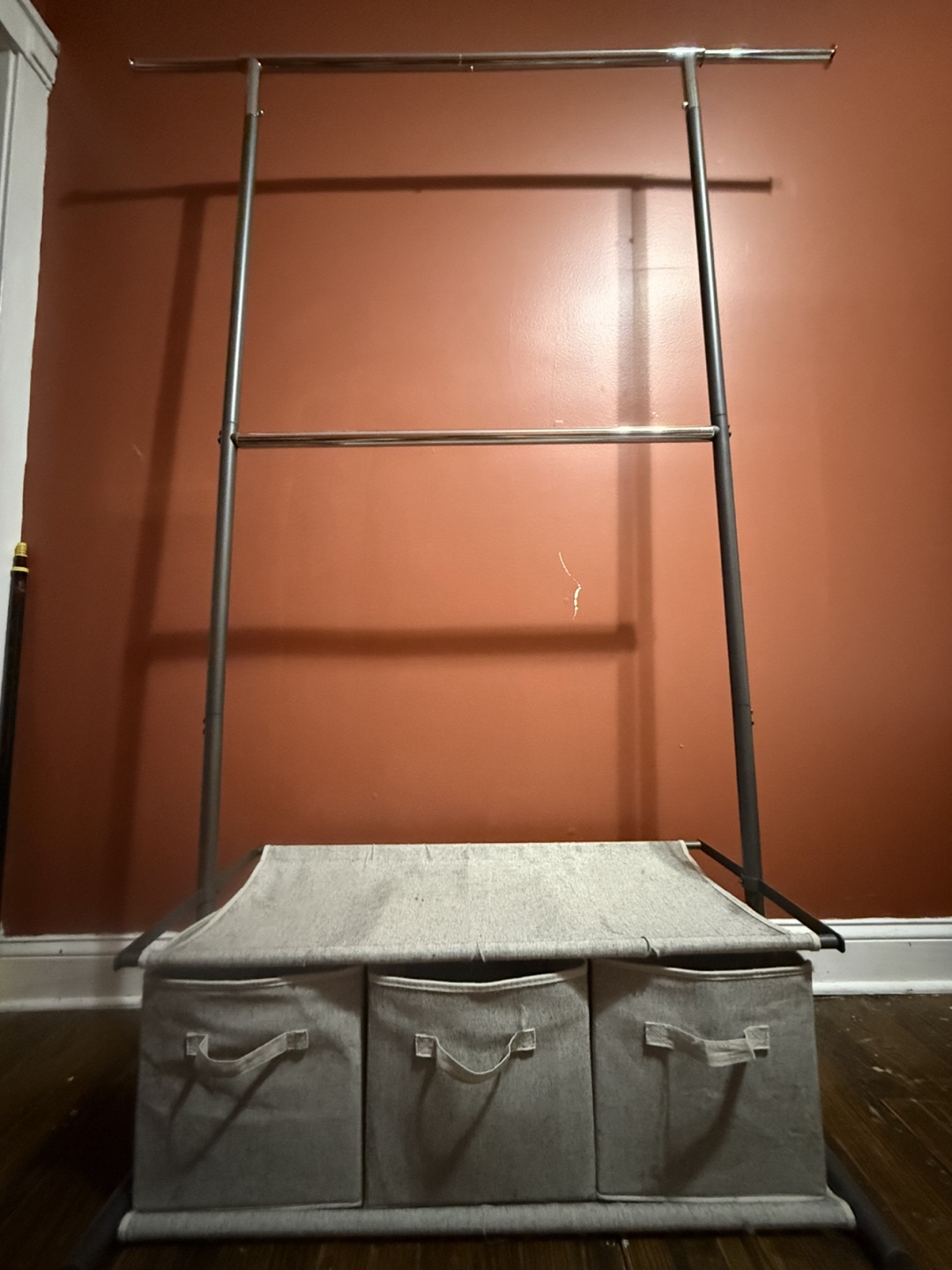 Clothing Rack with Storage