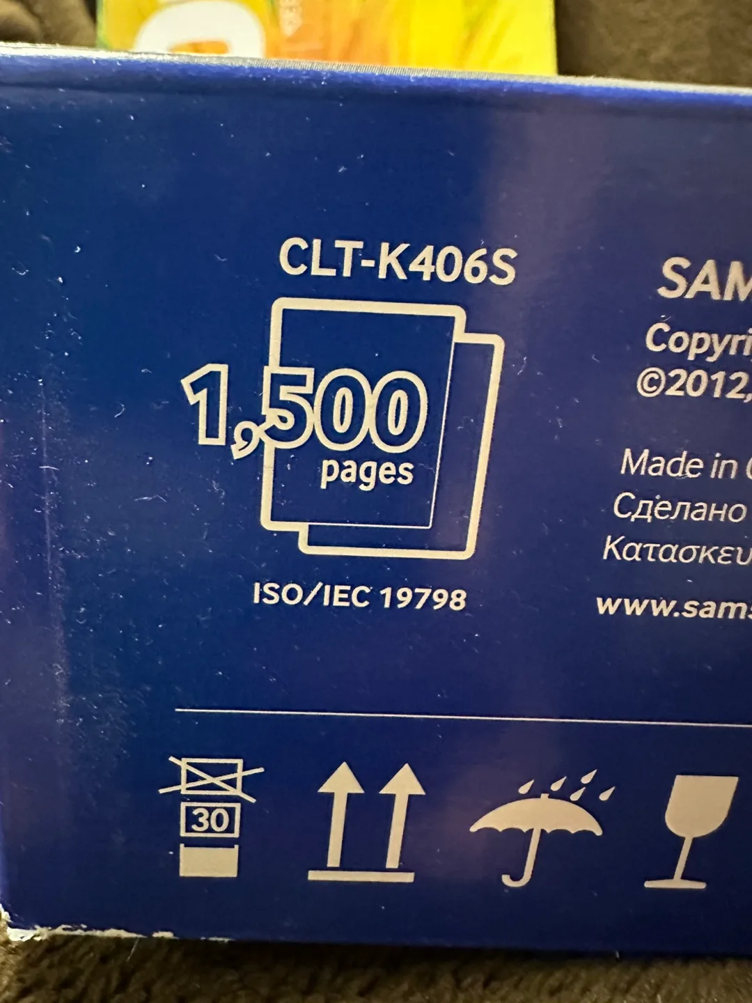 Samsung CLT-K406S Black Toner Cartridge image indicator(2)