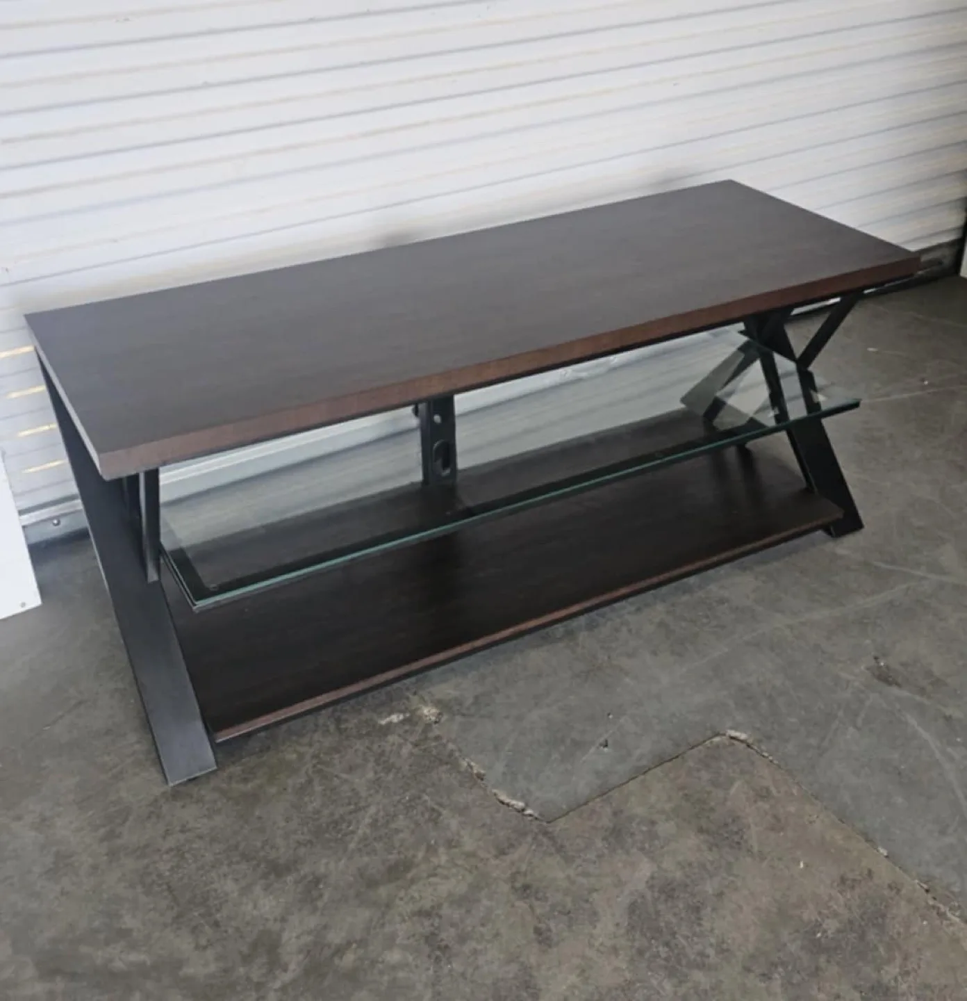 Like new Modern TV entertainment stand image indicator(2)