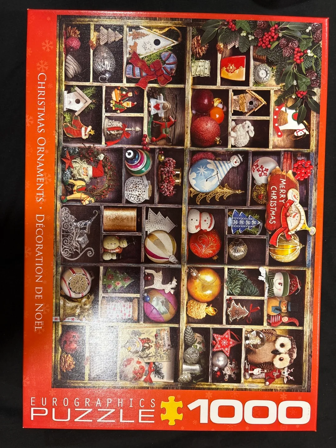 Eurographics 1000-Piece Christmas Ornaments Puzzle thumbnail