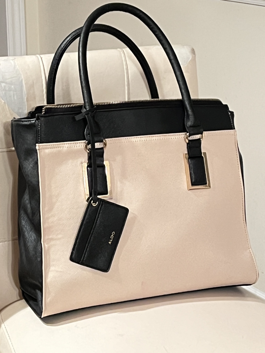 ALDO Two-Tone Tote Bag