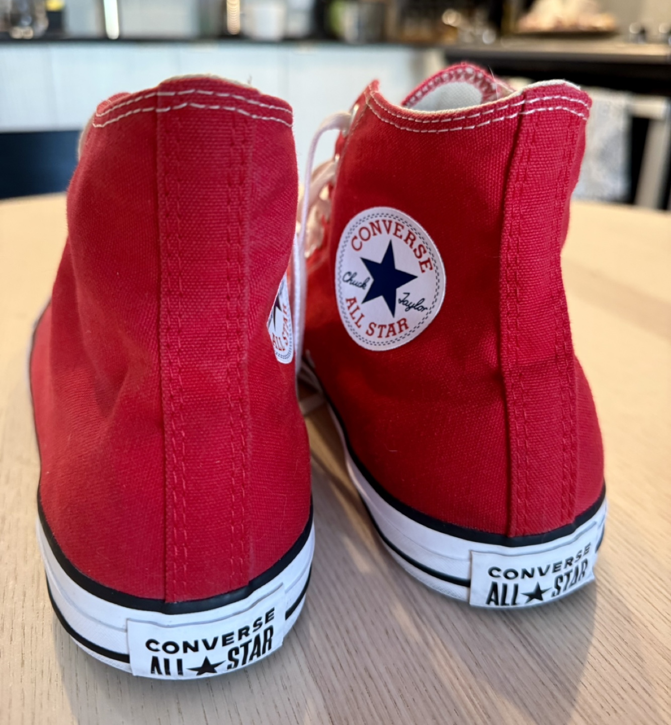 Converse Chuck Taylor All Star High Top Red Sneakers - photo 3