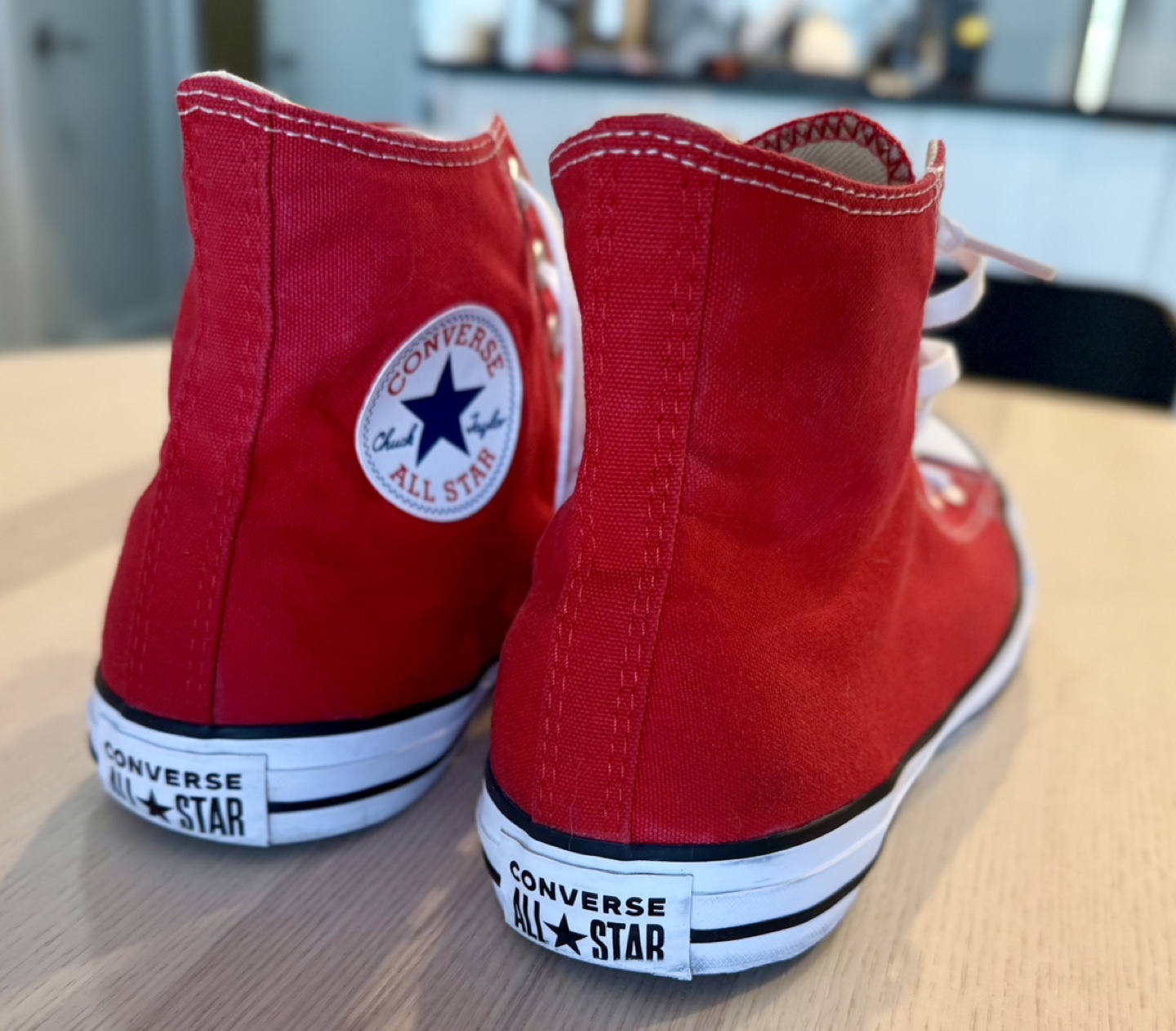 Converse Chuck Taylor All Star High Top Red Sneakers - photo 2