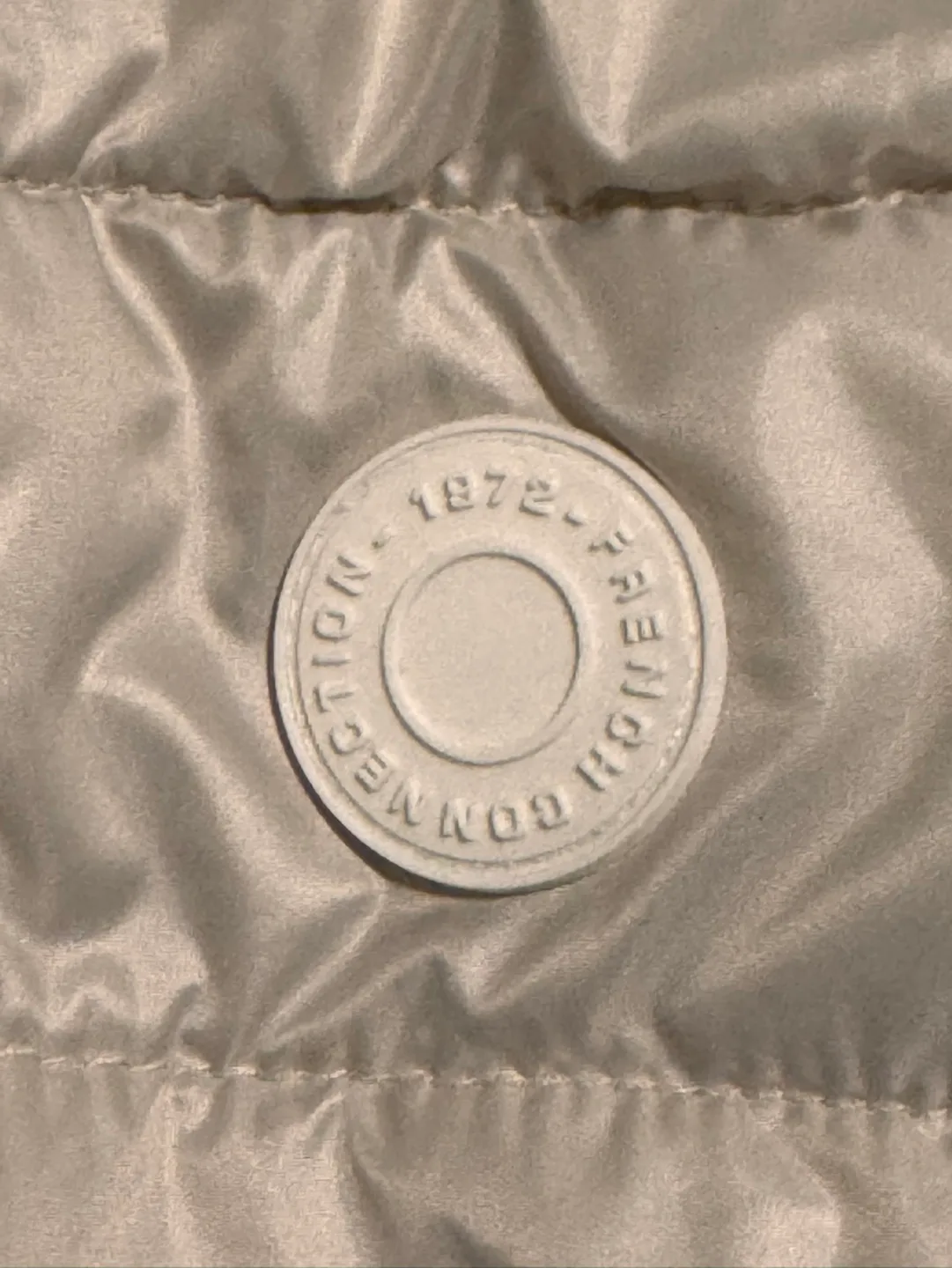 French Connection Beige Hooded Puffer JacketSize XS/SM image indicator(5)