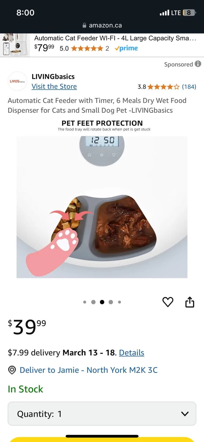 LIVINGbasics 6-Meal Automatic Pet Feeder F6 image indicator(9)