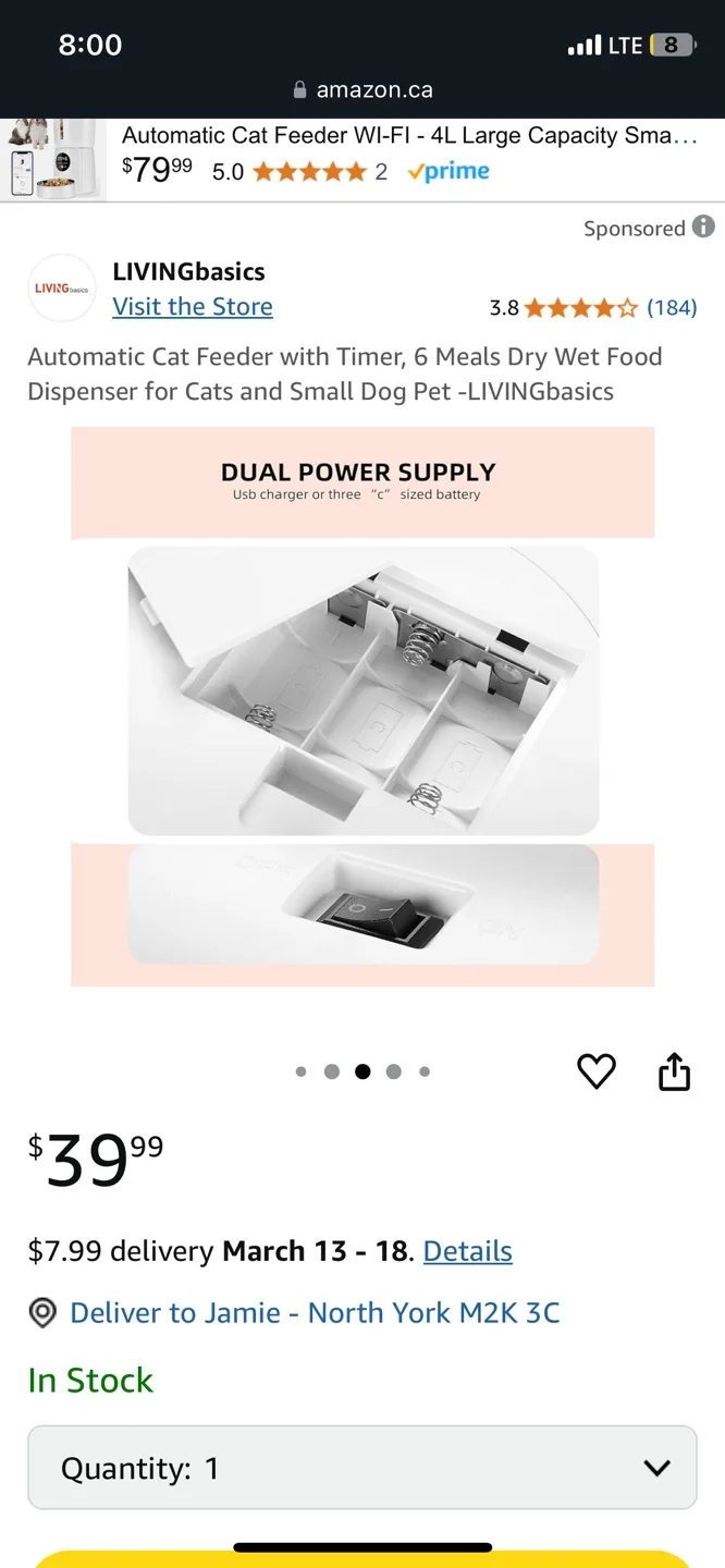 LIVINGbasics 6-Meal Automatic Pet Feeder F6 image indicator(10)