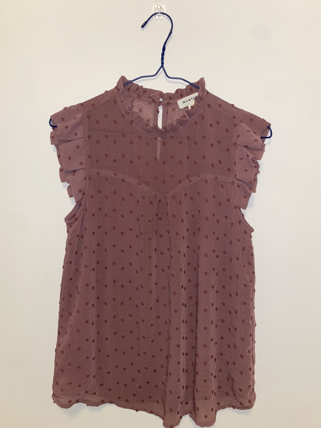 👚 Monteau Dusty Pink Blouse