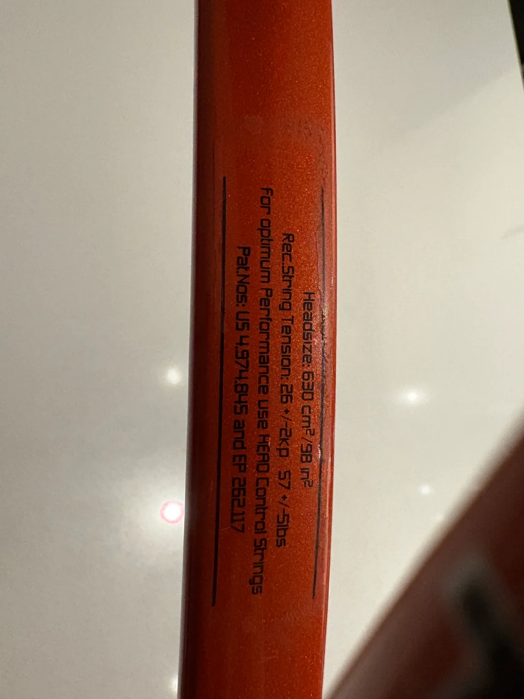 Head Tennis Racquet image indicator(3)