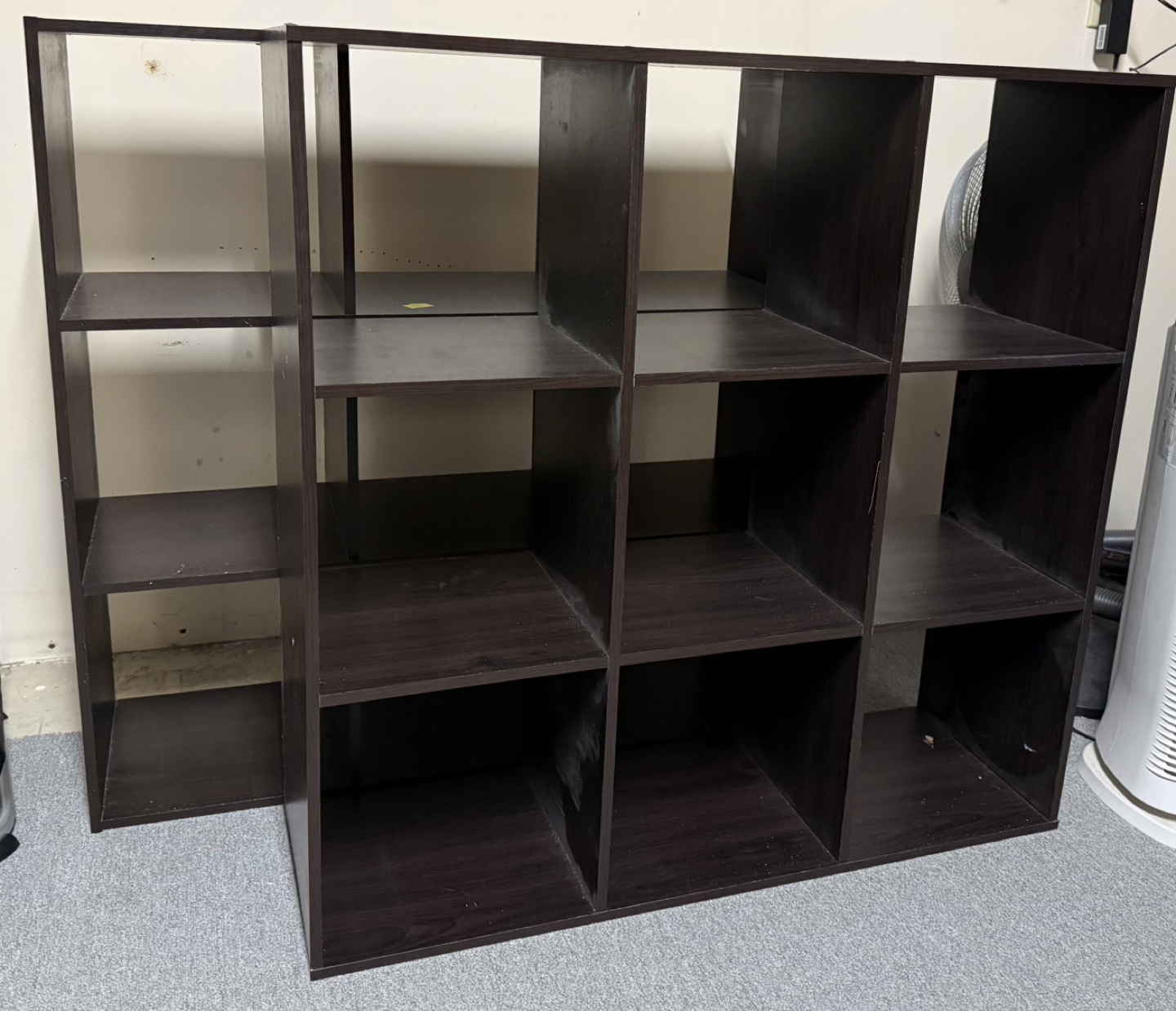 Dark Brown  9 Cube Organizer