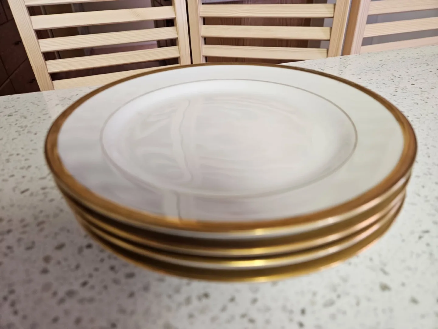 Set of eight vintage Bone China plates image indicator(3)