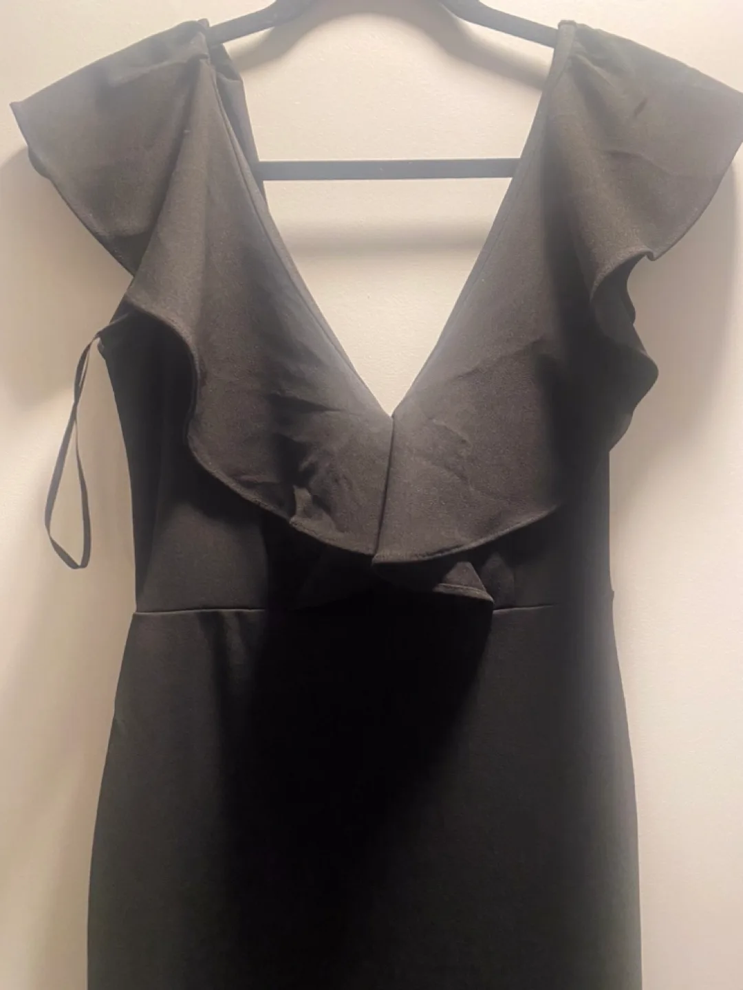 Fashion Nova Nobility Ruffle Dress - Size Medium image indicator(6)